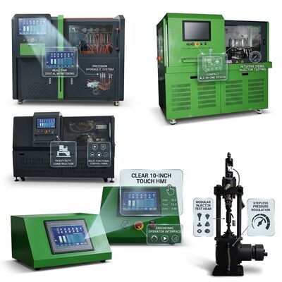 CRP-Multi 4-in-1 универсальная дизельная насосная испытательная скамейка с 15Kw VFD и 2500 бар диапазона давления